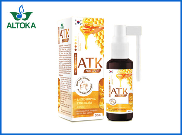ATK 200 CARE - Hỗ trợ ngừa khuẩn, kháng viêm giúp tiêu đờm, giảm họ