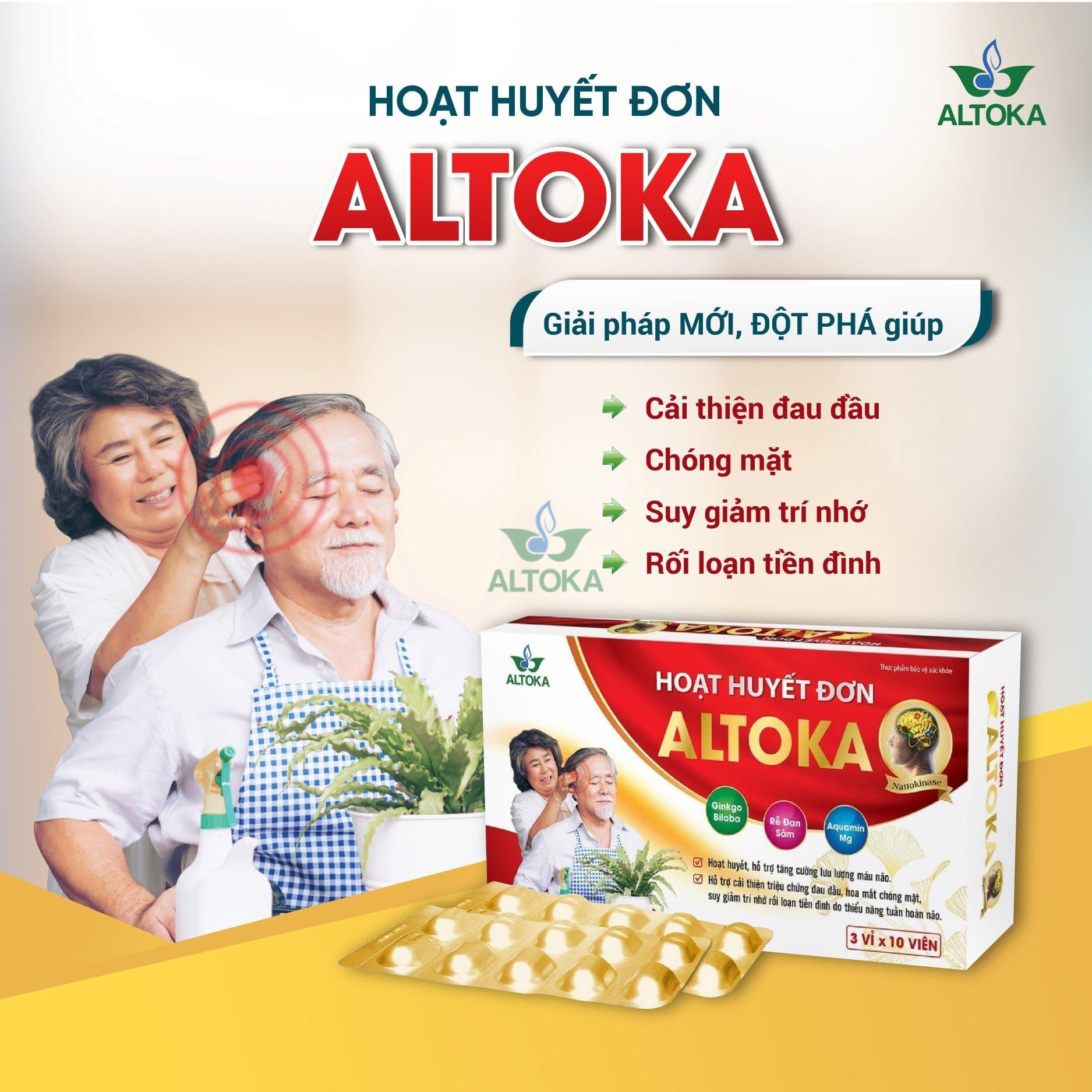 Tác dụng của Hoạt huyết đơn Altoka