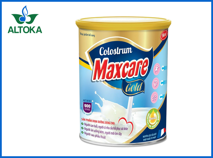 Colostrum Maxcare Gold - Sữa bổ sung dinh dưỡng tối ưu cho người già yếu, mới ốm dậy, sau phẫu thuật